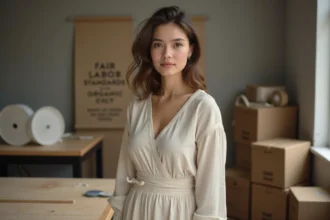 Marque de mode engagée pour une production éthique et durable
