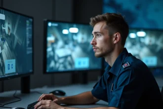 Caméra intelligente détectant des incidents en temps réel avec IA