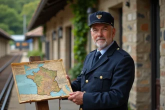 Carte ferroviaire de la France illustrant son histoire et ses évolutions